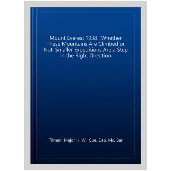 Pre-Owned Mount Everest 1938 Ebook