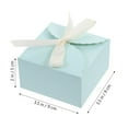 thumbnail image 2 of LEEYNEER 20 Pcs Presents Square Gift Box Attractive Gift Boxes 9x9x5cm Sky-blue, 2 of 8