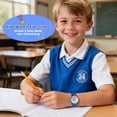 thumbnail image 5 of Kids Analog Watch Boys Girls Learning Time Watches with Silicone Band Luminous hands Waterproof Watches Gift for Kids, 5 of 7