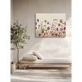 thumbnail image 5 of Purple Red Spring Floral Wall Art for Living Room,Canvas Picture Wall Decor for Bathroom Bedroom,Watercolor Botanical Summer Flowers Painting Artwork for Office Hallway Dining Room Decor 24"x32", 5 of 8