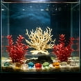 thumbnail image 5 of Artificial Corals for Aquarium Decoration, Lifelike Plastic Reef Ornaments for Freshwater and Saltwater Aquascaping, Small Fish Shrimp Turtle Hideout Cave for Setup, 4.72" x 5.91", KTFgvq, 5 of 6