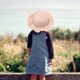 thumbnail image 5 of 52-54 cm circunferencia del sombrero protector solar de verano para niños sombrero para el sol sombrero de paja de encaje conjunto de sombrero para el sol y bolsa de paja, rosa, 5 of 5