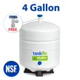 thumbnail image 2 of tankRo RO132-TNK Sistema de filtración de agua RO Tanque de expansión Capacidad de 4 galones – Certificado NSF – Tanque de presión de almacenamiento de agua de ósmosis inversa compacto Válvula de bola, 2 of 5