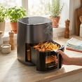 thumbnail image 2 of Casabay 6QT Air Fryer with Viewing Window, 12-in-1 Digital Air Fryer Oven, Large Square Basket Air Fryer for Fries, Chicken, Wings, Seafood & Vegetables, Black, 2 of 6