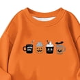 thumbnail image 6 of WQNVRNR Girl Halloween Sweatshirt Casual Crew Neck Pullover Pumpkin Ghost Graphic Long Sleeve Tops Shirt Orange 10-11 Years, 6 of 6