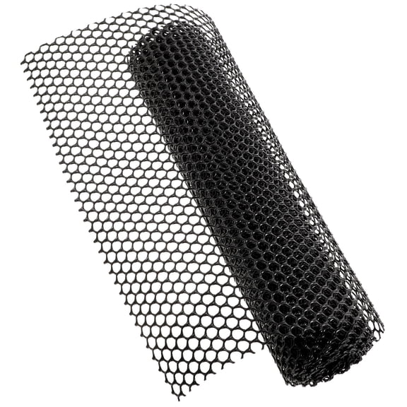 Mobestech 1 Roll Hexagonal Mesh Fencing for Chicken Coop Black Plastic Netting Durable Use