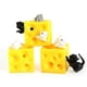 thumbnail image 1 of Funny Mice And Cheese Finger Squeeze decompressing toy, 1 of 2