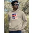 thumbnail image 2 of 4Th Of July Sign Hoodie Men -Image by Shutterstock, Male 3X-Large, 2 of 4