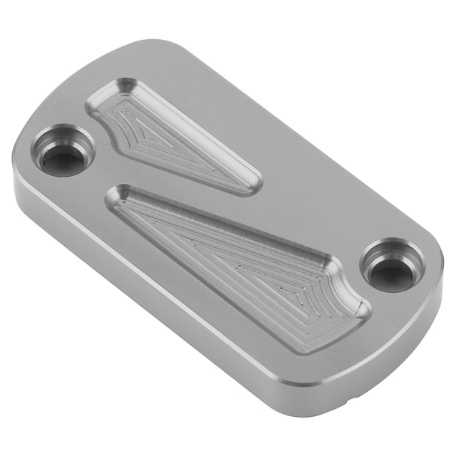Tapa del depósito del líquido de frenos, tapa del depósito del líquido de frenos trasero Tapa del depósito del freno de aluminio Accesorios de protección para la modificación de motocicletas(Titanio)