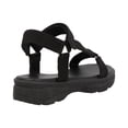 thumbnail image 3 of Sandalias Mujer Casuales Velcro Cómodas Real Jungle Huaraches negro 27, 3 of 5