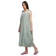 thumbnail image 4 of Moomaya Chemise de Nuit d'Allaitement à Col Rond Imprimé pour Femmes en Coton, 4 of 5