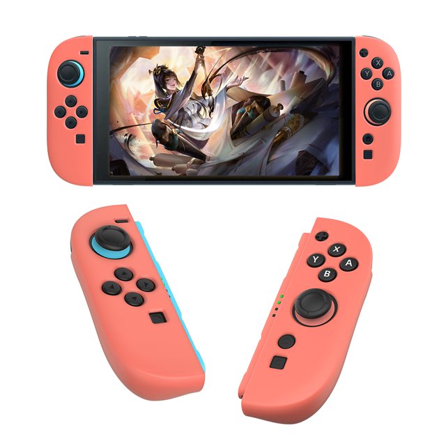 Para 2 Joy-Con Controller Silicone Protective Case () Orange