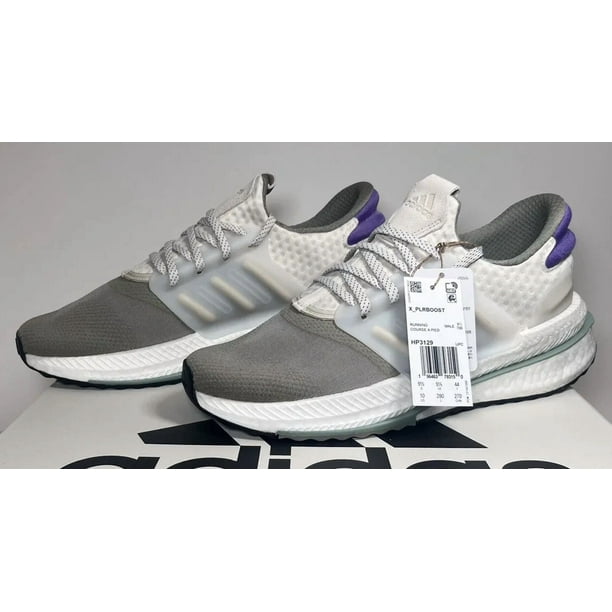 Adi - das Performance X_PlrBoost Running Shoes Mens Size 10 Grey Purple HP3129 New