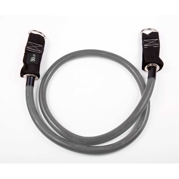 GoFit Single Extreme Resistance Tube, 90lb- Silver