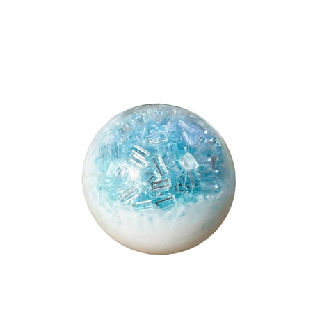 Stress Ball Handcrafted Spherical Decorative Resin Ornament with Embedded Crystal Shards for Home or Office Display Sensory Toys Fidget Toys Squishy Stress Cube Stress Balls for Adults Squishies St