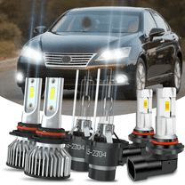 For Lexus ES350 3.5L 2007-2012 LED HID Headlight High Low Beam   Fog Light Bulbs Set