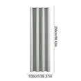 thumbnail image 3 of AUNVITO Blackout Curtains 39 x 98 inch, Thermal Insulated Black Lining, Noise Reducing, Grommet Top, for Bedroom and Living Room, Blocks Light and UV Rays, 3 of 6
