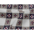 thumbnail image 4 of oneOone Viscose Jersey Fabric Check Ikat Decor Fabric Printed BTY 60 Inch Wide, 4 of 5