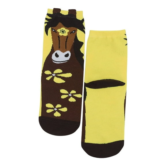 No Show Socks Womens Winter Warm Non Slip No-Show Cozy Crew Compression Socks Brown