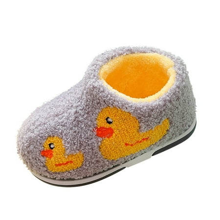 

Warm Girls Slippers Boots Home Cartoon Kids Indoor Plush Children Boys Cotton Shoes Girl s Shoes