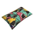 thumbnail image 3 of Naloa Angry Shark Pattern Pillowcase, Throw Pillowcase, Wrinkle-Free, Stain-Resistant with Hidden Zipper for Bedroom Sofa - 20"x30", 3 of 9