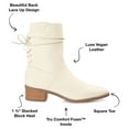 thumbnail image 4 of Journee Collection Womens Vannder Tru Comfort Foam Inside Zip Stacked Heel Booties, 4 of 6