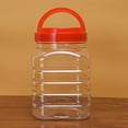 thumbnail image 3 of Tarro de plástico hermético para alimentos, recipiente transparente para alimentos, mantequilla de maní, miel, 2 uds., 3 of 5