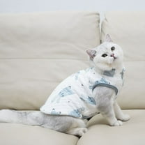 Kitten Sweater Vest, Quilted Thick Vest for Small Cats and Kittens, Perfect Housewear for Winter Months and Keeping Your Pet Snug. b S