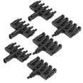 thumbnail image 2 of Conector De Rama, 50A 1000V IP68 Impermeable Retardante De Llama 3Set Conector De Rama Solar Para Suministros Eléctricos, 2 of 8