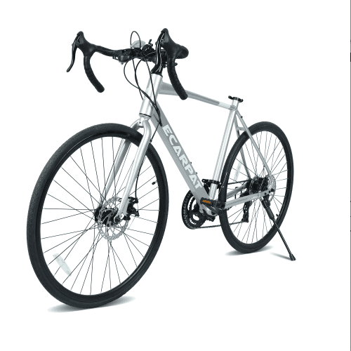 A28320R Silver Road Bike 700Cx28 16-Speed Disc Brakes Lightweight Aluminum Frame for Men Women