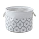 thumbnail image 3 of Lekihaqq Cloth Storage Basket Foldable Organizer Bin for Clothes Toys Household Decor Gray, 3 of 7