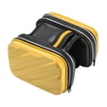 thumbnail image 2 of Bolsa frontal rígida para cuadro de bicicleta, resistente a la lluvia, desmontable, para manillar y sillín Amarillo, 2 of 9