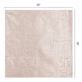 thumbnail image 6 of Unique Bargains 6Pcs Satin Washable Reusable Cloth Napkins Apricot 20x20inch, 6 of 6