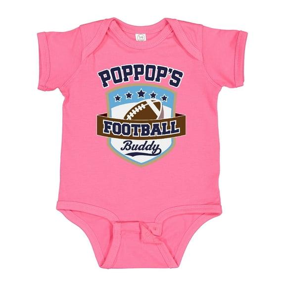 Inktastic Poppop Grandpa Football Buddy Boys or Girls Baby Bodysuit