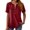 Red, variant on Clearance Sales Today Deals Prime Summer Spring Shirts for Women Tops Summer Tops For Women 2025 Trendy V Neck Short Sleeve Tshirts Business Casual Basic Tee Loose Fit Boho Floral Shirts Basic Tees
