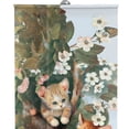 thumbnail image 2 of The Bradford Exchange Springtime Kittens Floor Lamp Whimsical Cat Artwork Wrinkle-Resistant Shade Energy-Saving Bulbs with On/Off Foot-Pedal Switch by Jürgen Scholz 60-inches, 2 of 5