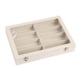 thumbnail image 2 of Vitrina para gafas, caja de almacenamiento, vitrina para joyas, portátil y multiusos. Beige, 2 of 6