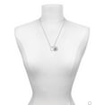 thumbnail image 3 of Delight Jewelry Silvertone Keep Her Safe Infinity Ring Silvertone Script Initial Disc - N - Charm Necklace, 20"+3", 3 of 4