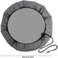 thumbnail image 2 of HUGFEGWE Rain Mesh Screen, Rainwater Barrel Debris, Filter for Rain Barrel, Black Rain Water Collection Bucket Netting Cover with Adjustable Drawstring for Prevents Mosquitoes Leaves Debris, 2 of 8
