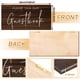 thumbnail image 4 of Carteles de boda de madera Jetec, 30 x 14 cm, rústicos, 2 piezas, 4 of 7