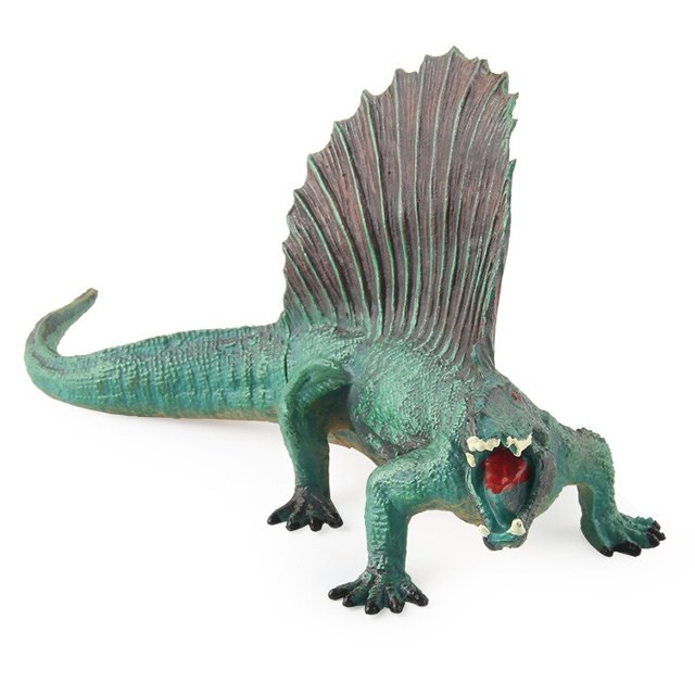 15cm Hollow Plastic Dinosaur model toy Tyrannosaurus Rex Triceratops Brachiosaurus Velociraptor Boy's Birthday Christmas GiftDimetrodonChina Deng Xun unisex