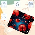 thumbnail image 3 of Ladybird Square Non-Slip Rubber Bottom Printed Desk Mat Mousepad for Office and Gaming - 8.3x9.8 Inch, 3 of 6