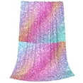 thumbnail image 2 of Vsdgher Fun Rainbow Pink Ultra-Soft Micro flannel Blanket Throw Blankets for Couch Sofa, Bed (4 sizes)-40"x30", 2 of 7