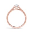 thumbnail image 3 of 1-1/4 Carat T.W. Diamond Classic Vintage 14kt Rose Gold Engagement Ring, 3 of 5