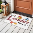 thumbnail image 4 of 2x3 Ft Entryway Area Rug, Laundry Room Kitchen Rug Runner Washable Floor Mat, Cartoon Washing Machine Clothes Non Slip Indoor Door Mat Throw Carpet for Bathroom Living Room Bedroom, 4 of 8