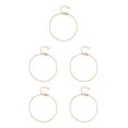 thumbnail image 3 of Guardurnaity Tobillera ajustable Cuentas de metal resistentes al desgaste universal Pulseras de tobillo Accesorio de moda Cadenas de pie para Office Oro 5Conjunto, 3 of 6