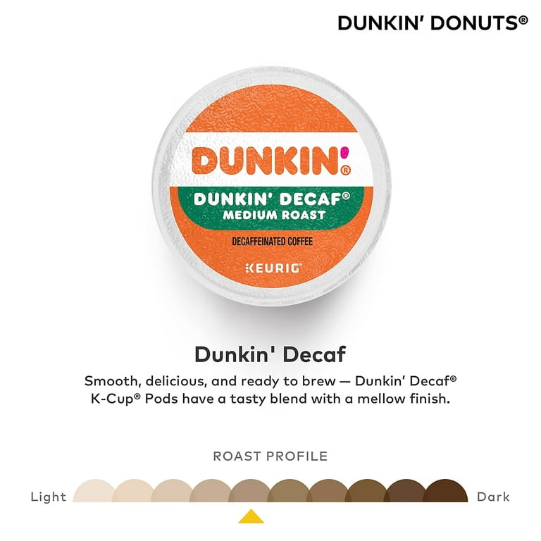 Dunkin Donuts Dunkin Decaf Coffee pod decaffeinated pack