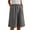 A237 Gray, variant on Xdegoge Women's Wide Leg Culottes Shorts Casual High Elastic Waist Pleated Bermuda Shorts Lightweight Loose Fit Flowy Summer Short Pants with Pockets Lounge