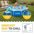 thumbnail image 3 of Funsicle 12' x 30" Outdoor Activity Round Frame Above Ground Swimming Pool Set, 3 of 6