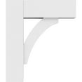 thumbnail image 3 of 3"W x 12"D x 14"H Standard Thorton Architectural Grade PVC Bracket with Block Ends, 3 of 11